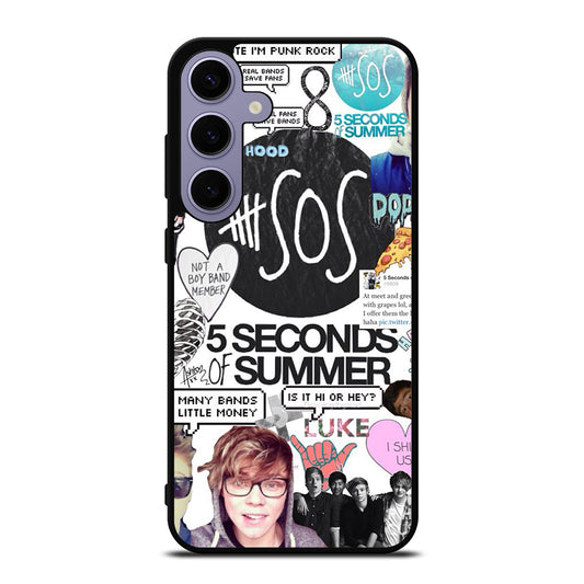GROUP 5 SECONDS OF SUMMER SOS Samsung Galaxy S24 Plus Case Cover