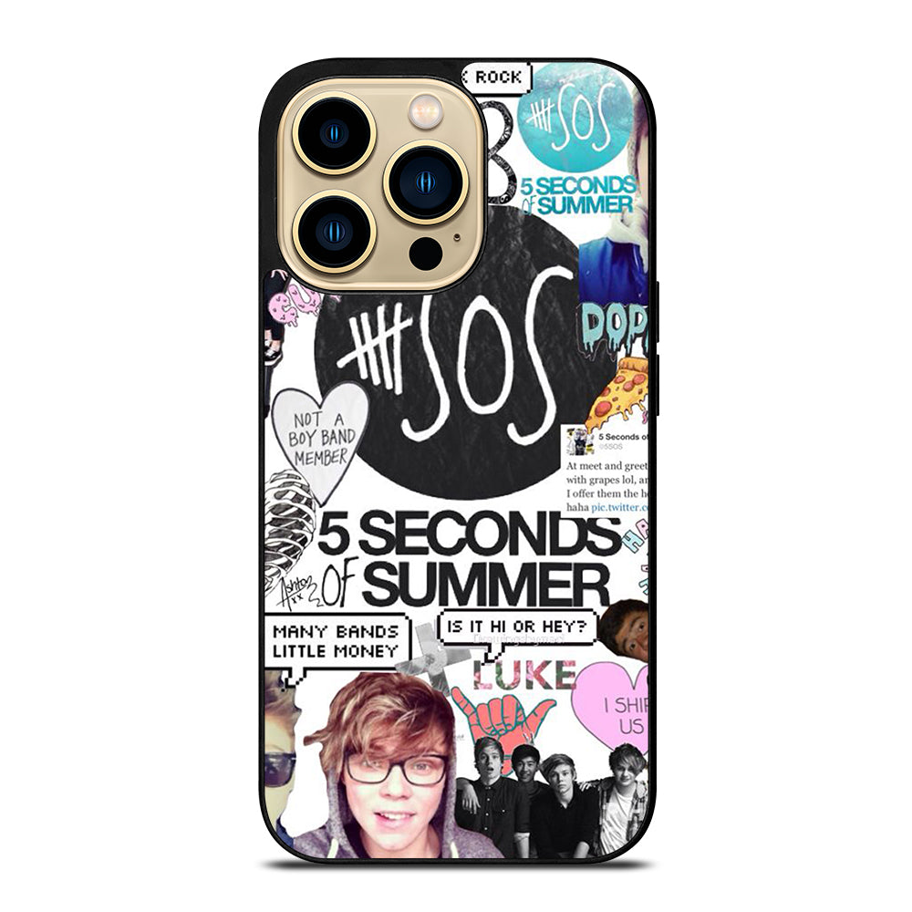 GROUP 5 SECONDS OF SUMMER SOS iPhone 14 Pro Max Case Cover