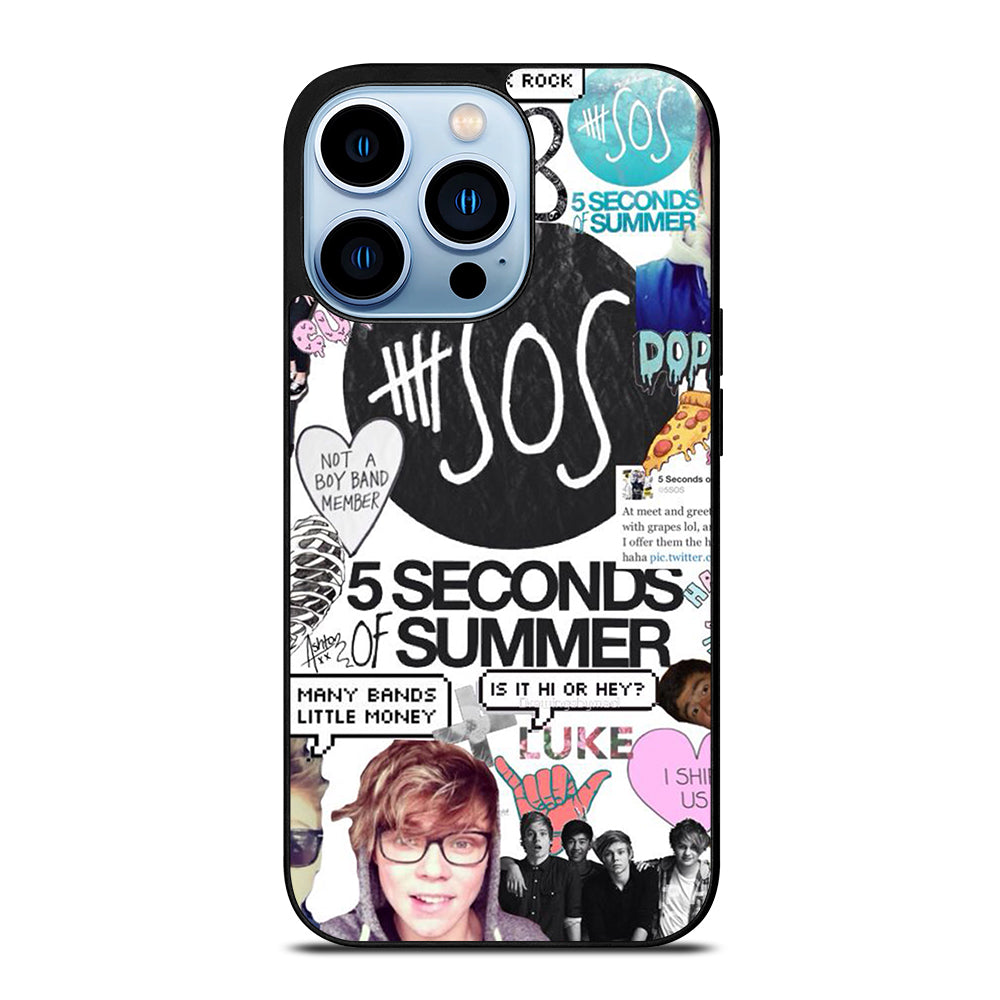 GROUP 5 SECONDS OF SUMMER SOS iPhone 13 Pro Max Case Cover