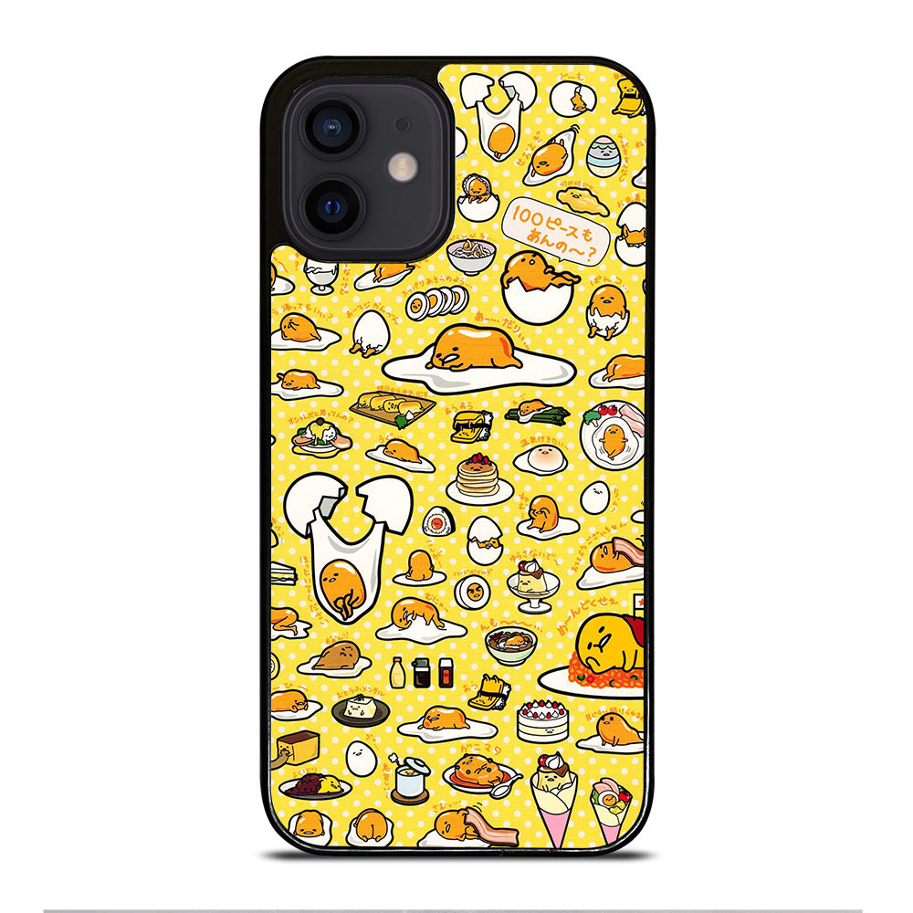 GUDETAMA LAZY EGG COLLAGE ART iPhone 12 Mini Case Cover