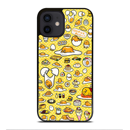 GUDETAMA LAZY EGG COLLAGE ART iPhone 12 Mini Case Cover