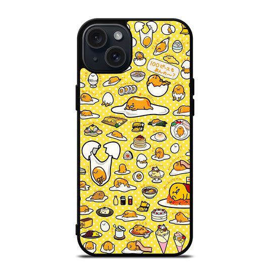 GUDETAMA LAZY EGG COLLAGE ART iPhone 15 Plus Case Cover