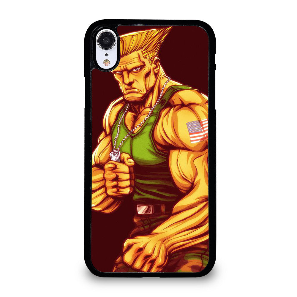 GUILE STREET FIGHTER CARTOON iPhone XR Case Cover