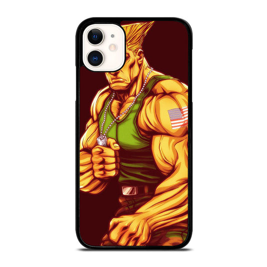 GUILE STREET FIGHTER CARTOON iPhone 11 Case Cover