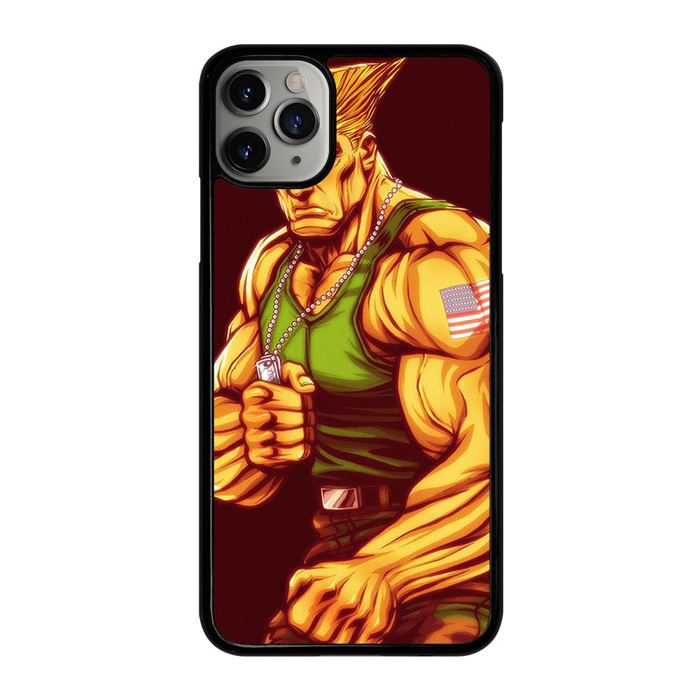 GUILE STREET FIGHTER CARTOON iPhone 11 Pro Max Case Cover