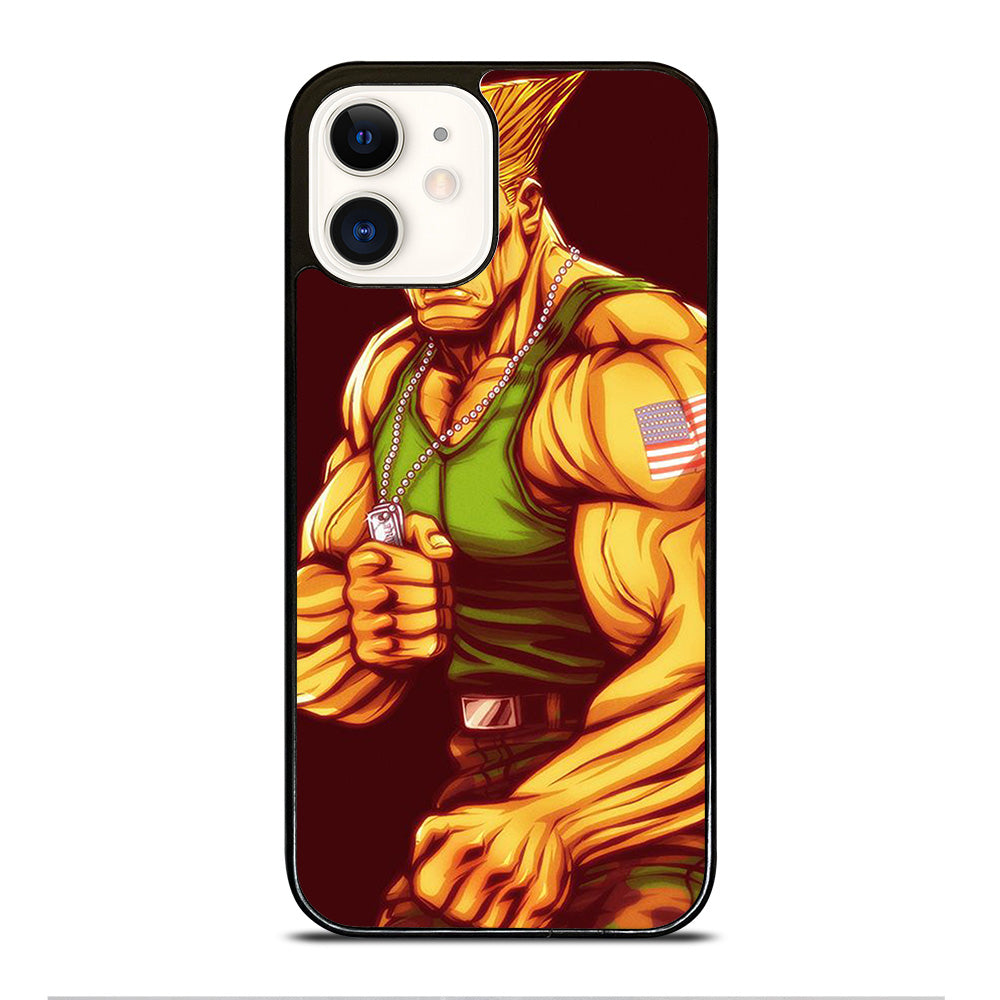 GUILE STREET FIGHTER CARTOON iPhone 12 Case Cover