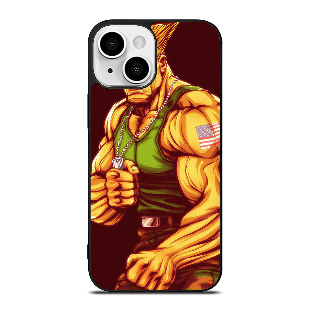 GUILE STREET FIGHTER CARTOON iPhone 13 Mini Case Cover