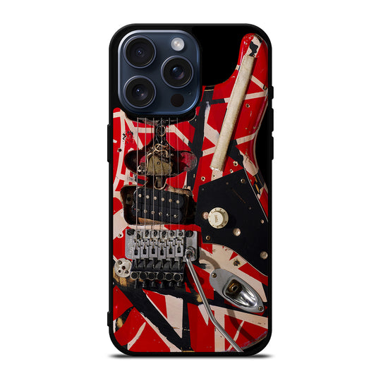 GUITAR EDDIE VAN HALEN 2 iPhone 15 Pro Max Case Cover
