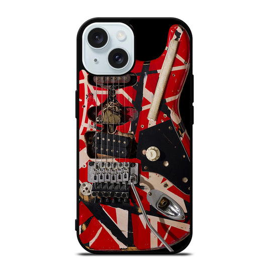 GUITAR EDDIE VAN HALEN 2 iPhone 15 Case Cover