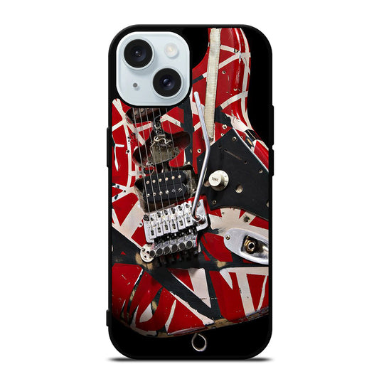 GUITAR EDDIE VAN HALEN iPhone 15 Case Cover
