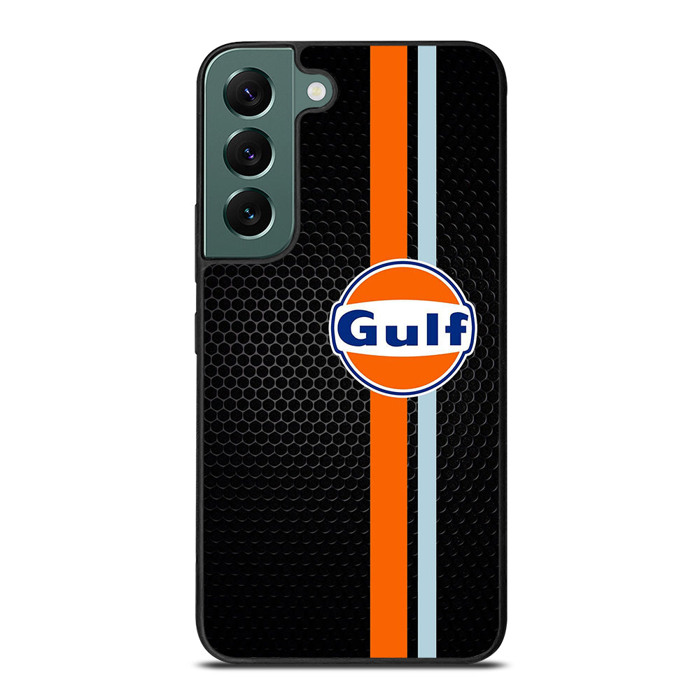 GULF OIL STRIPE METAL LOGO Samsung Galaxy S22 Case Cover