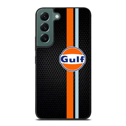 GULF OIL STRIPE METAL LOGO Samsung Galaxy S22 Case Cover