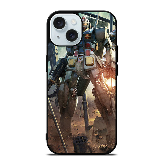 GUNDAM ANIME MOBILE SUIT iPhone 15 Case Cover