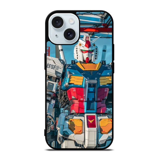 GUNDAM MOBILE SUIT ART iPhone 15 Case Cover