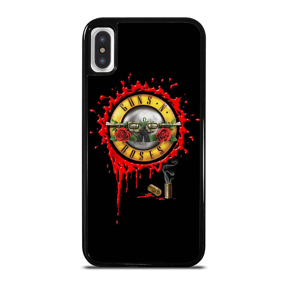 GUNS N ROSES BLACK LOGO iPhone X / XS Case Cover