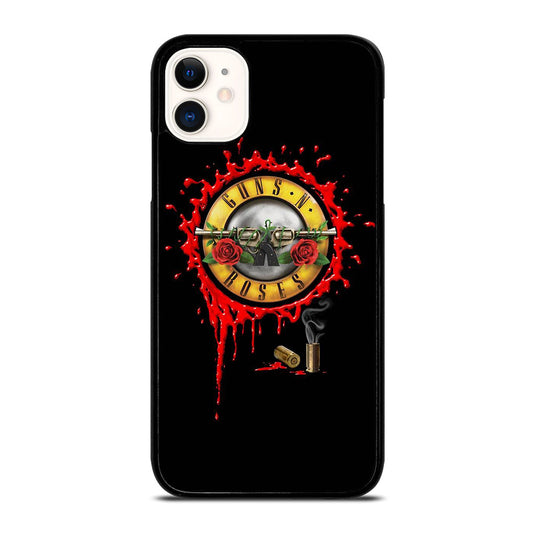 GUNS N ROSES BLACK LOGO iPhone 11 Case Cover