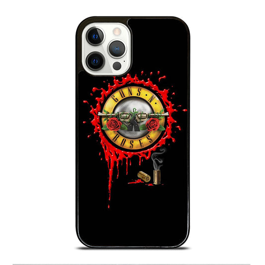 GUNS N ROSES BLACK LOGO iPhone 12 Pro Case Cover