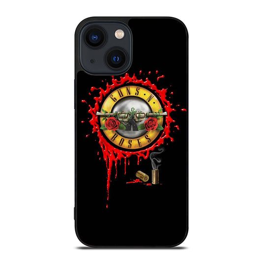 GUNS N ROSES BLACK LOGO iPhone 14 Plus Case Cover