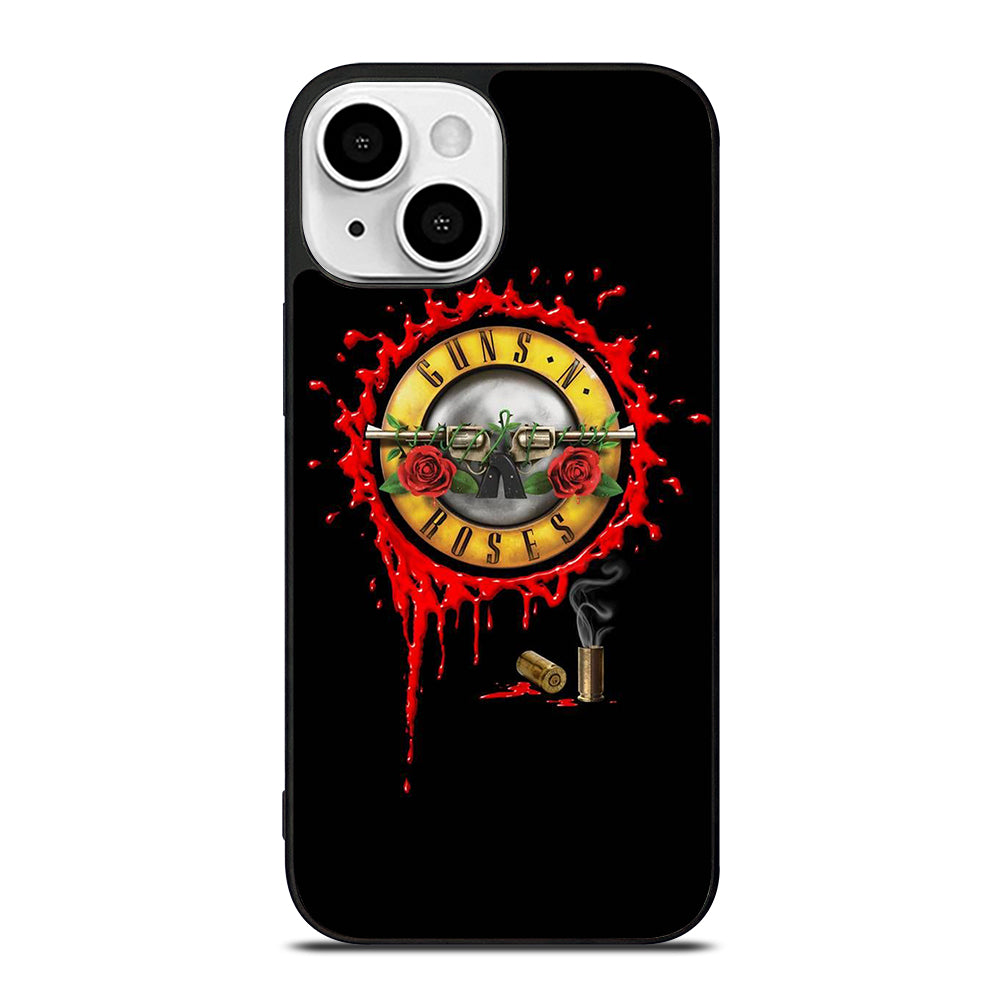 GUNS N ROSES BLACK LOGO iPhone 13 Mini Case Cover