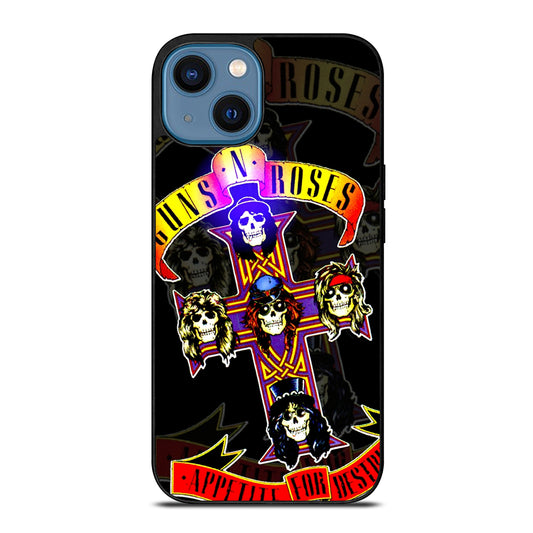 GUNS N ROSES GNR BAND iPhone 14 Case Cover