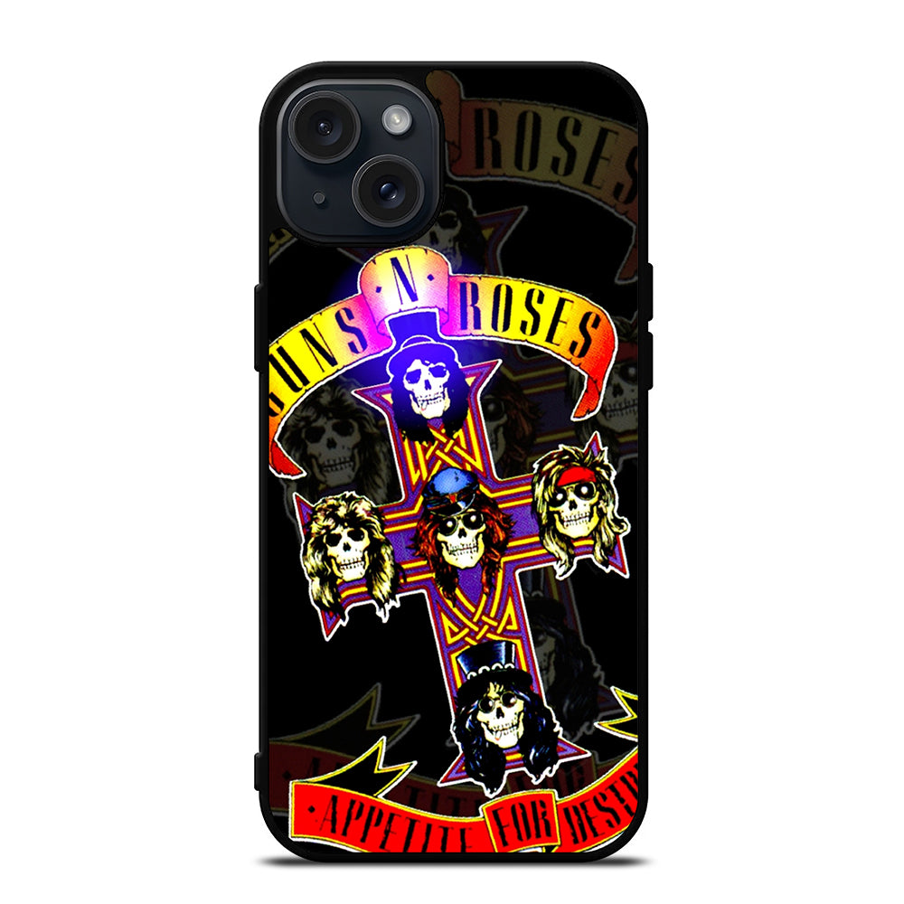 GUNS N ROSES GNR BAND iPhone 15 Plus Case Cover