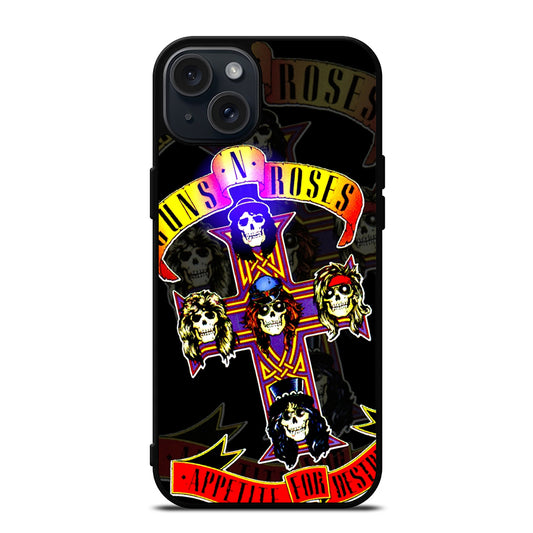 GUNS N ROSES GNR BAND iPhone 15 Plus Case Cover