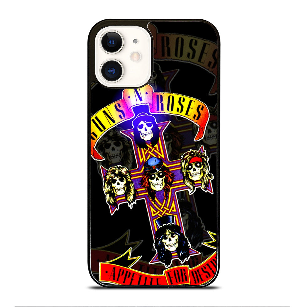 GUNS N ROSES GNR BAND iPhone 12 Case Cover