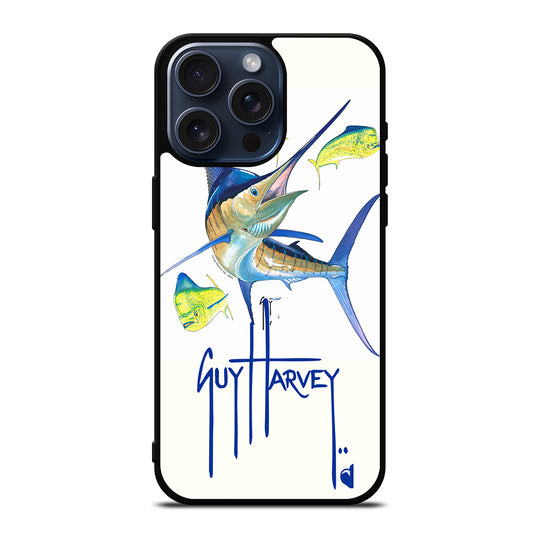 GUY HARVEY ISLAND FISH LOGO iPhone 15 Pro Max Case Cover