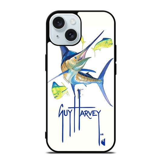 GUY HARVEY ISLAND FISH LOGO iPhone 15 Case Cover