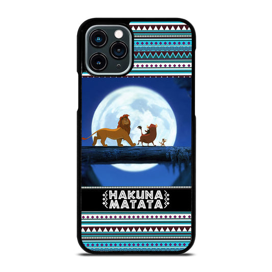 HAKUNA MATATA LION KING AZTEC PATTERN iPhone 11 Pro Case Cover