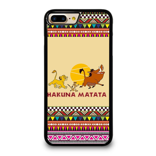 HAKUNA MATATA LION KING AZTEC PATTERN 2 iPhone 7 / 8 Plus Case Cover
