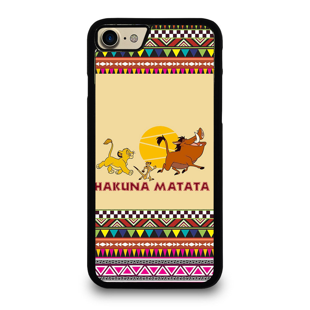 HAKUNA MATATA LION KING AZTEC PATTERN 2 iPhone 7 / 8 Case Cover