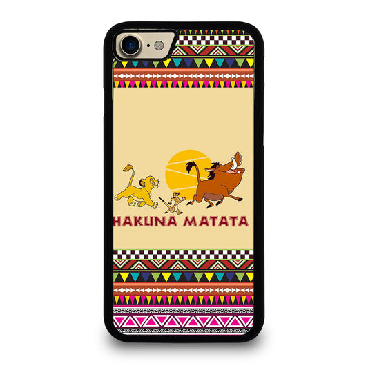 HAKUNA MATATA LION KING AZTEC PATTERN 2 iPhone 7 / 8 Case Cover