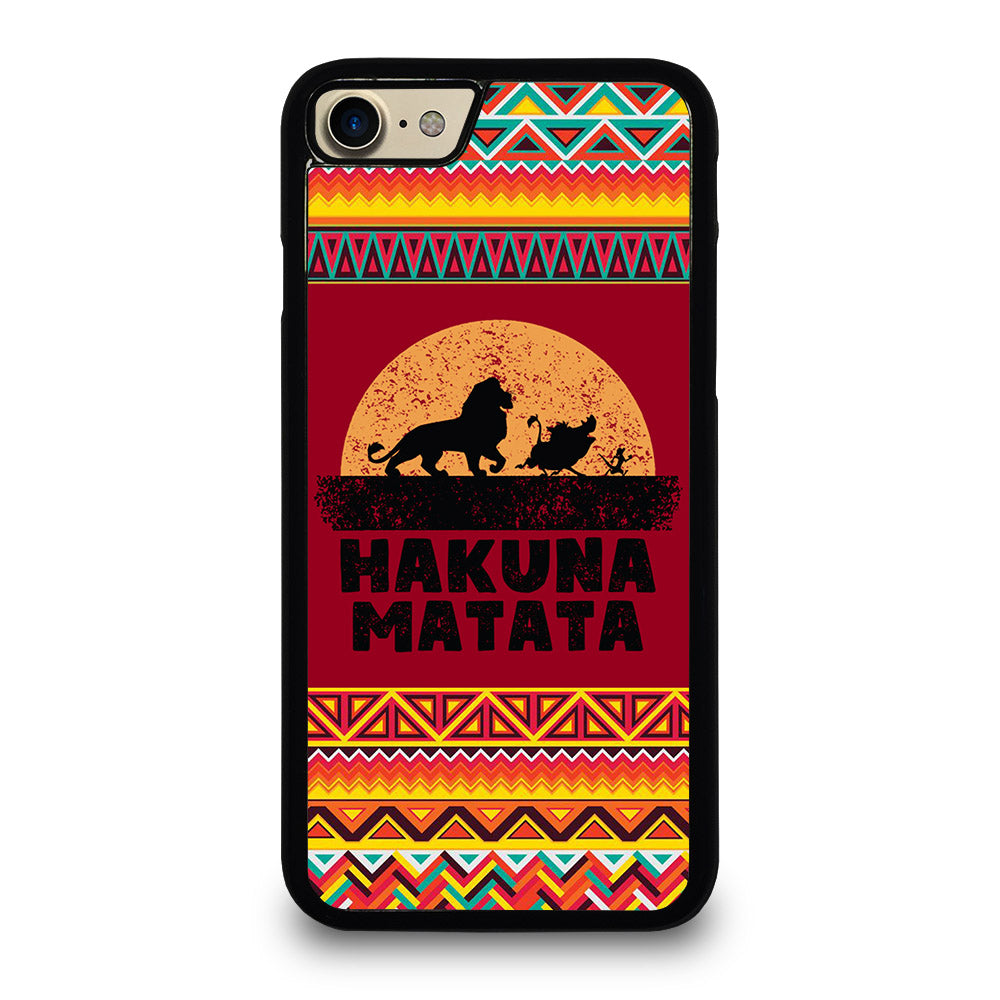 HAKUNA MATATA LION KING AZTEC PATTERN 3 iPhone 7 / 8 Case Cover