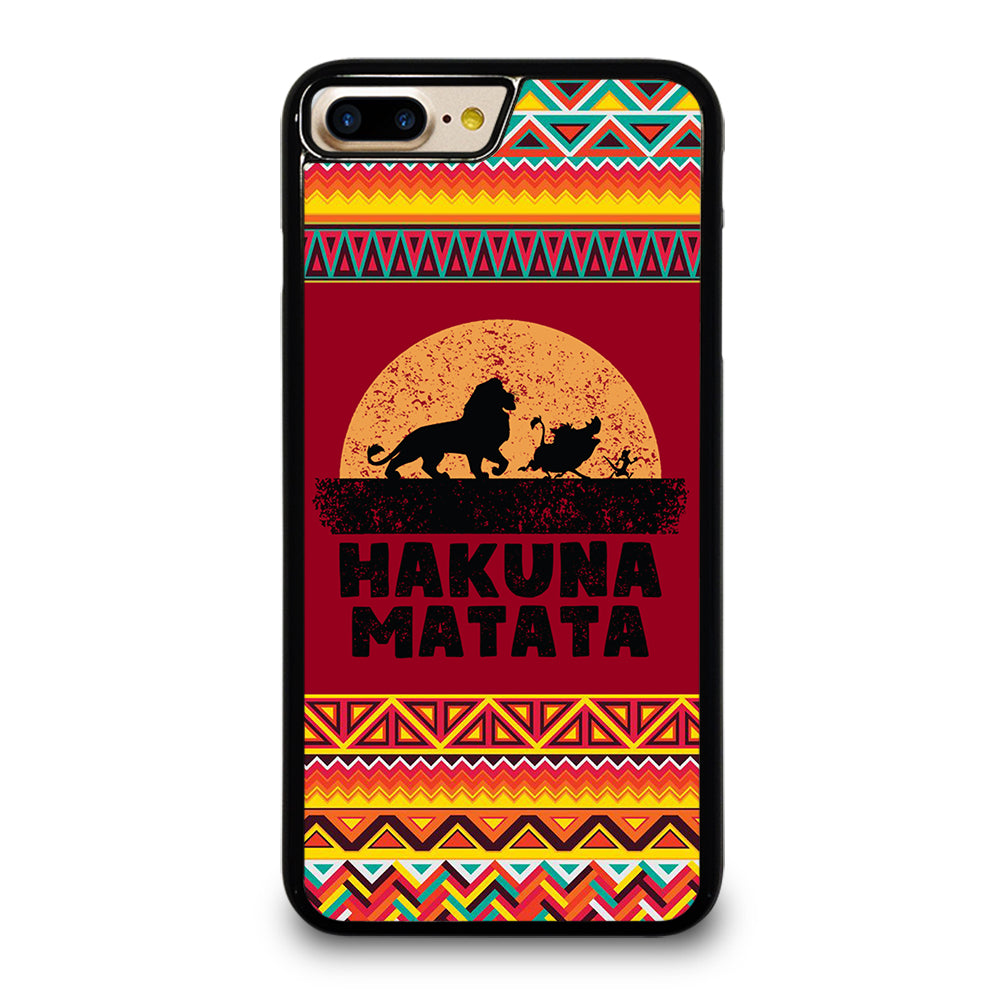 HAKUNA MATATA LION KING AZTEC PATTERN 3 iPhone 7 / 8 Plus Case Cover