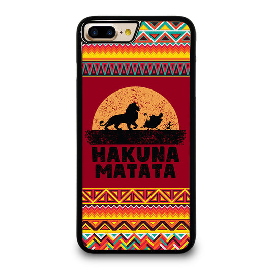 HAKUNA MATATA LION KING AZTEC PATTERN 3 iPhone 7 / 8 Plus Case Cover