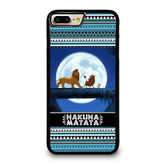 HAKUNA MATATA LION KING AZTEC PATTERN iPhone 7 / 8 Plus Case Cover