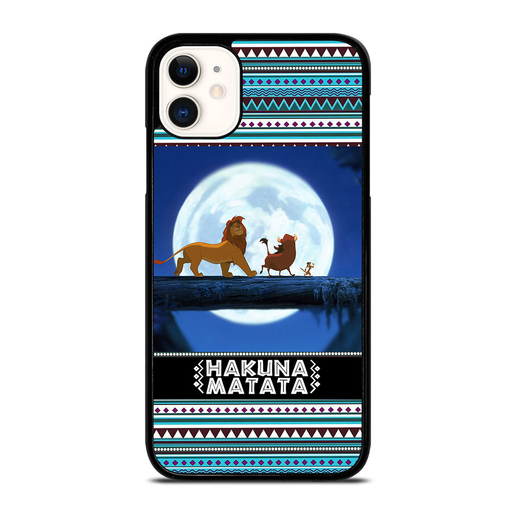 HAKUNA MATATA LION KING AZTEC PATTERN iPhone 11 Case Cover