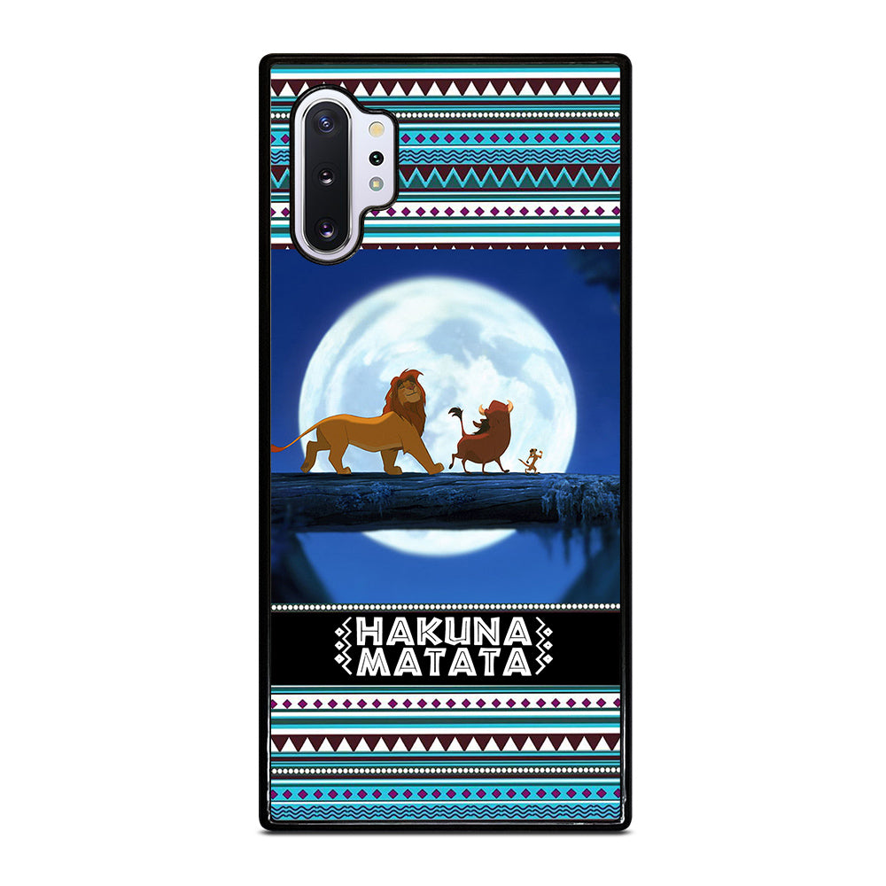 HAKUNA MATATA LION KING AZTEC PATTERN Samsung Galaxy Note 10 Plus Case Cover