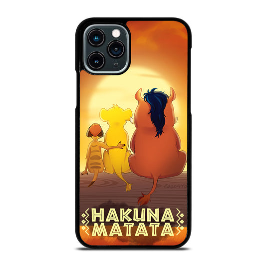 HAKUNA MATATA LION KING CARTOON iPhone 11 Pro Case Cover