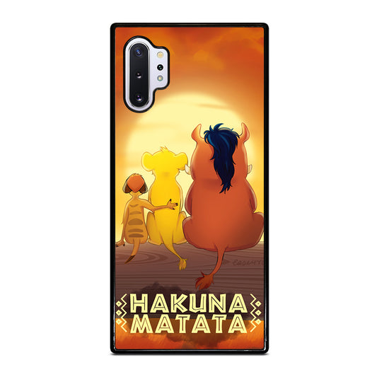 HAKUNA MATATA LION KING CARTOON Samsung Galaxy Note 10 Plus Case Cover