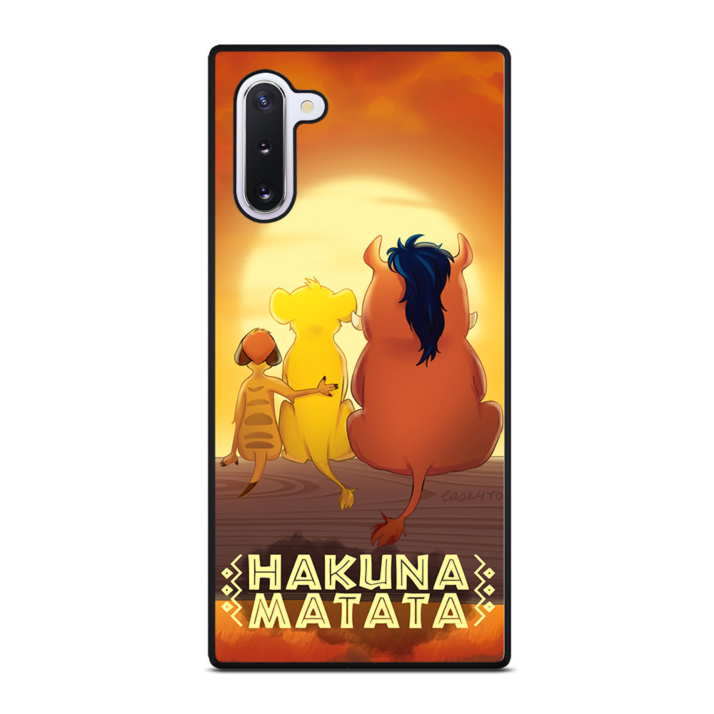 HAKUNA MATATA LION KING CARTOON Samsung Galaxy Note 10 Case Cover