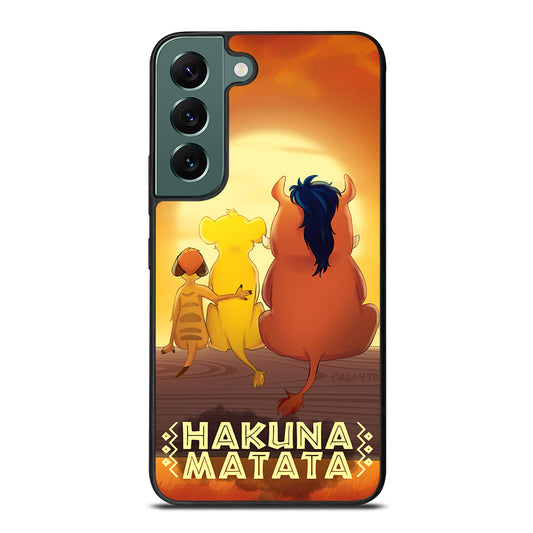 HAKUNA MATATA LION KING CARTOON Samsung Galaxy S22 Case Cover