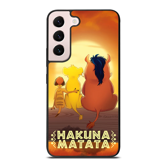 HAKUNA MATATA LION KING CARTOON Samsung Galaxy S22 Plus Case Cover