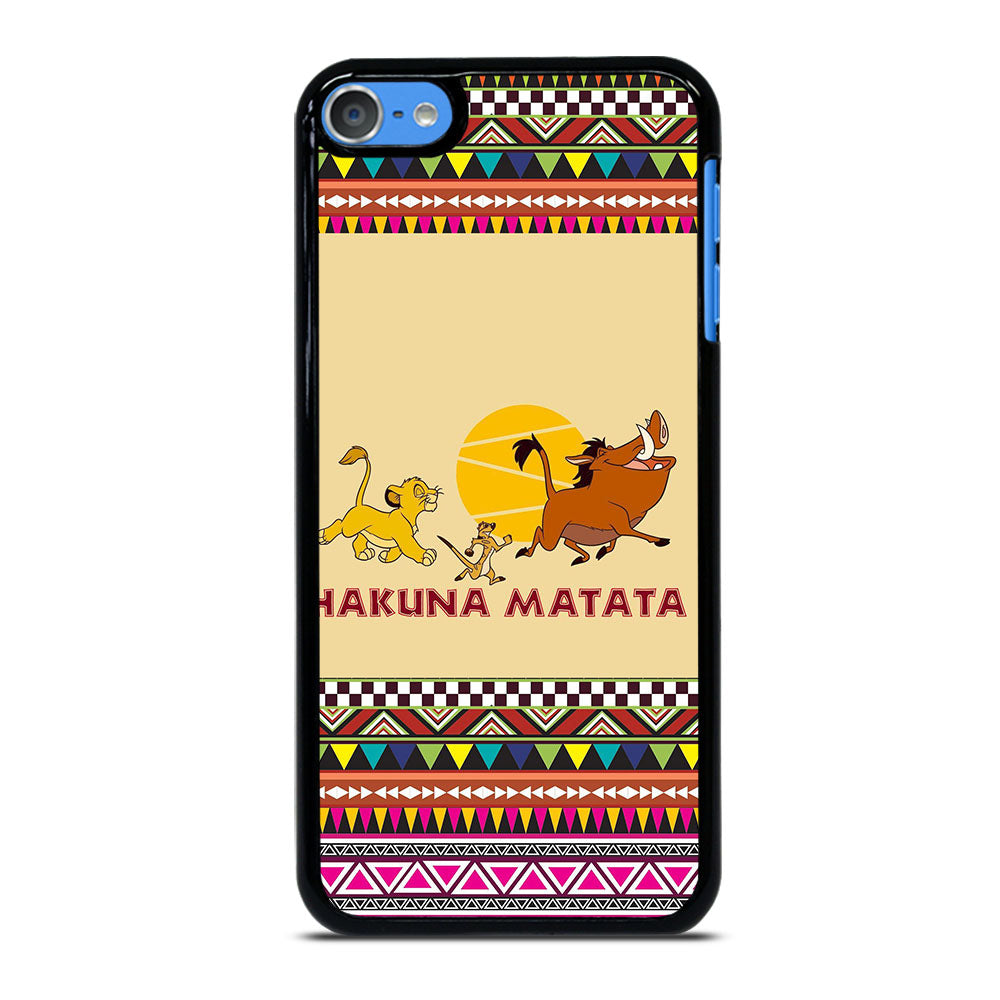 HAKUNA MATATA LION KING AZTEC PATTERN 2 iPod Touch 7 Case Cover