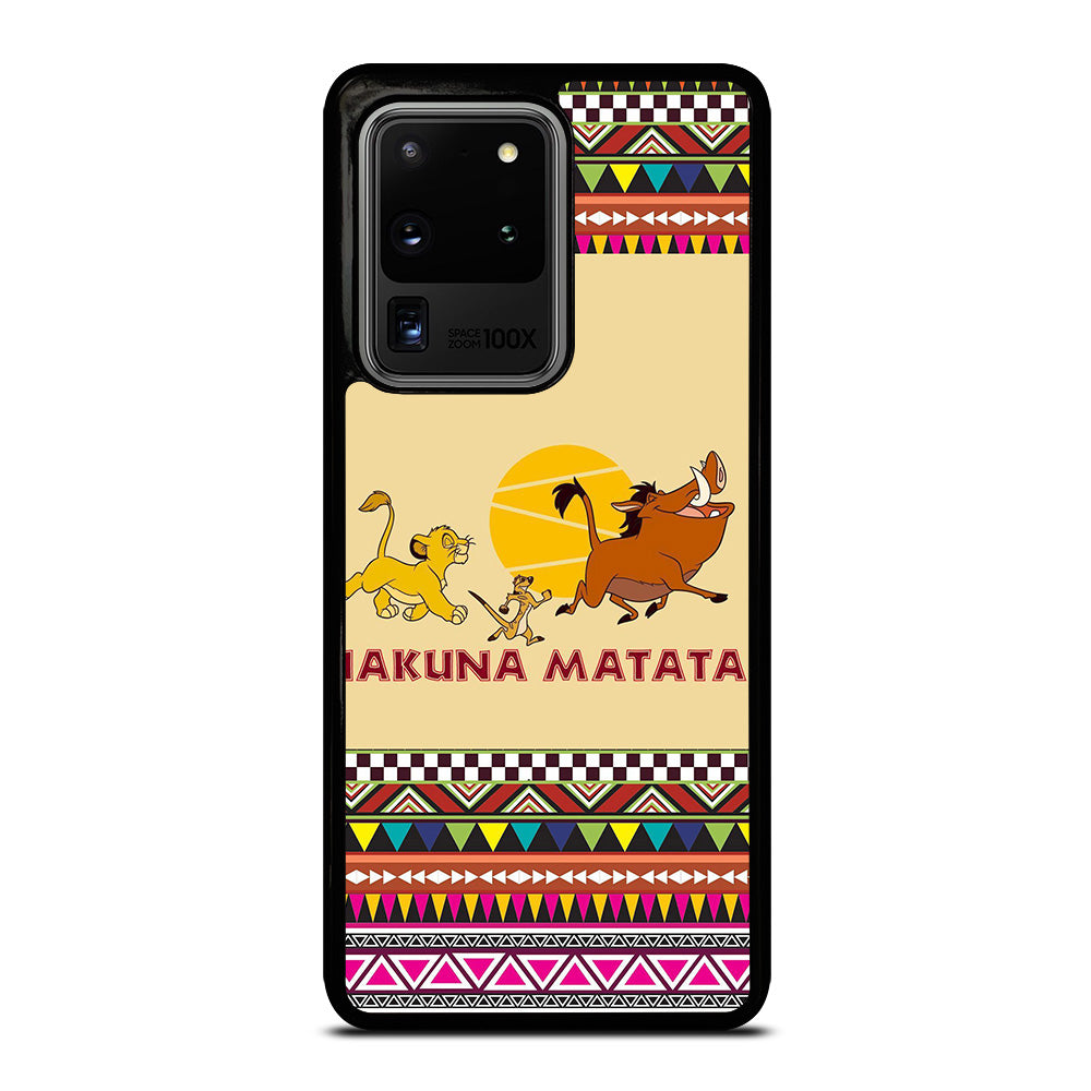 HAKUNA MATATA LION KING AZTEC PATTERN 2 Samsung Galaxy S20 Ultra Case Cover