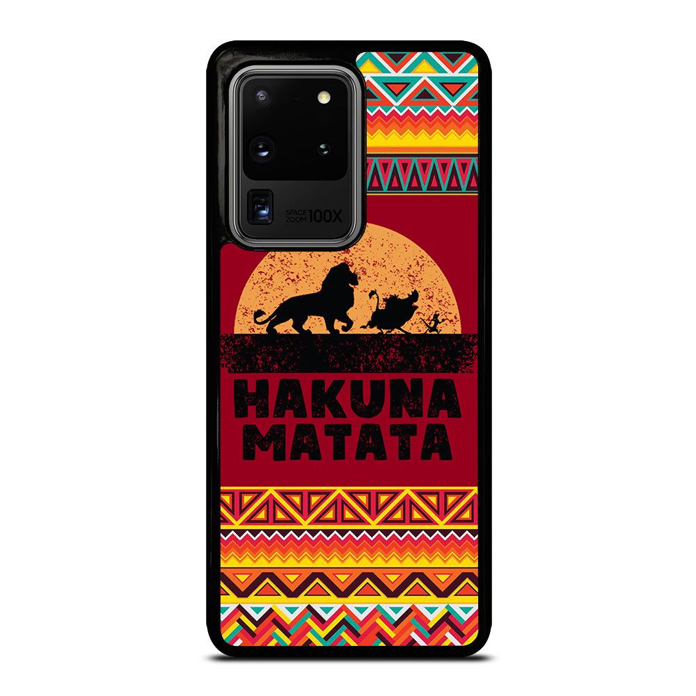 HAKUNA MATATA LION KING AZTEC PATTERN 3 Samsung Galaxy S20 Ultra Case Cover