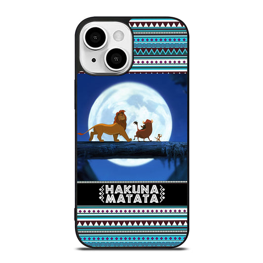 HAKUNA MATATA LION KING AZTEC PATTERN iPhone 13 Mini Case Cover