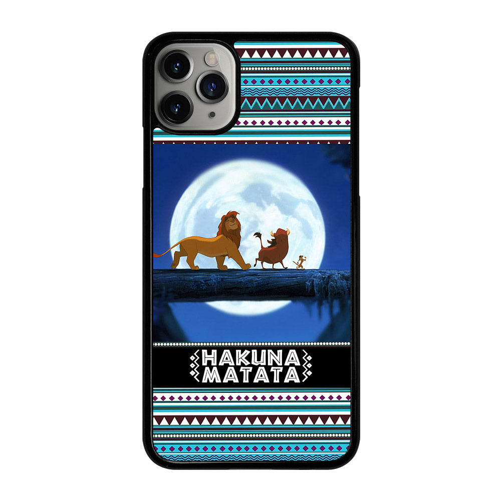 HAKUNA MATATA LION KING AZTEC PATTERN iPhone 11 Pro Max Case Cover