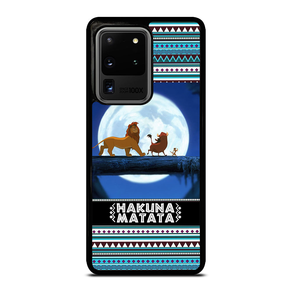 HAKUNA MATATA LION KING AZTEC PATTERN Samsung Galaxy S20 Ultra Case Cover